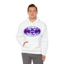 Load image into Gallery viewer, Kick Ass Mode Activated F Cancer Unisex Heavy Blend™ Hooded Sweatshirt
