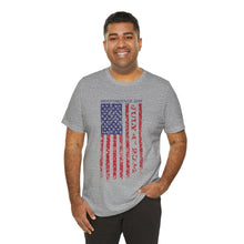 Load image into Gallery viewer, Independence Day July 4th 2024 USA Flag Unisex Jersey Short Sleeve Tee
