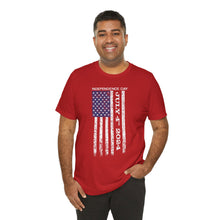 Load image into Gallery viewer, Independence Day July 4th 2024 USA Flag Unisex Jersey Short Sleeve Tee
