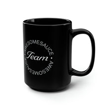 Load image into Gallery viewer, Team Awesomesauce Black Mug, 15oz
