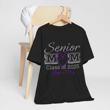 Load image into Gallery viewer, Senior Mom Class of 2025 Gage &amp; Trey Unisex Jersey Short Sleeve Tee
