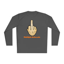 Load image into Gallery viewer, Middle Finger Multiple Sclerosis Unisex Lightweight Long Sleeve Tee
