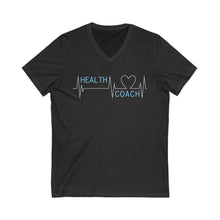 Load image into Gallery viewer, Team Platinum 2023 Conference Change Your Habits Change Your Life Unisex Short Sleeve V-Neck Tee
