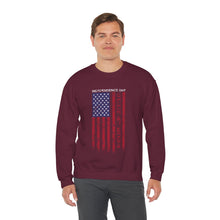 Load image into Gallery viewer, Independence Day USA Flag July 4th 2024 Unisex Heavy Blend™ Crewneck Sweatshirt
