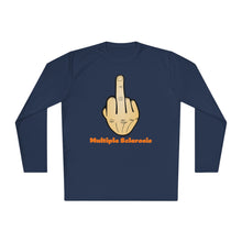 Load image into Gallery viewer, Middle Finger Multiple Sclerosis Unisex Lightweight Long Sleeve Tee
