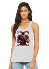 Load image into Gallery viewer, Cardinals Red Rage #3 Woman’s Football Fan Flowy Tank Top
