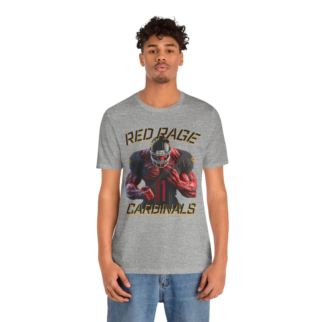 Cardinals Red Rage #11 Football Fan Tee