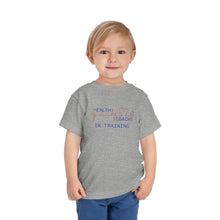 Load image into Gallery viewer, Health Coach in Training heartbeat Toddler Short Sleeve Tee
