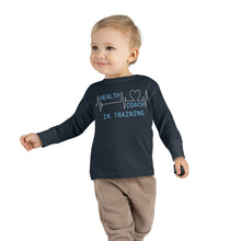 Load image into Gallery viewer, Health Coach in Training heartbeat Toddler Long Sleeve Tee
