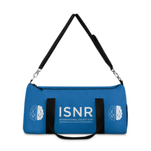 Load image into Gallery viewer, ISNR Neuroregulation Disciplines Duffel Bag - Blue Travel Bag
