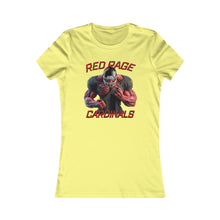 Load image into Gallery viewer, Cardinals Red Rage Personalized Women’s Football Fan Favorite Soft Shirt
