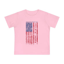 Load image into Gallery viewer, Independence Day July 4 2024 USA Flag Baby Short Sleeve T-Shirt
