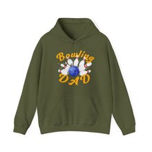 Load image into Gallery viewer, Bowling Dad Fathers Day Unisex Heavy Blend™ Hooded Sweatshirt
