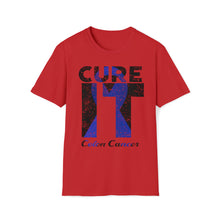 Load image into Gallery viewer, Cure It Colon Cancer Unisex Softstyle T-Shirt
