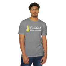 Load image into Gallery viewer, Squash Your Excuses Motivational Unisex CVC Jersey T-shirt
