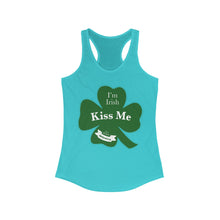 Load image into Gallery viewer, Kiss Me Im Irish Women&#39;s Ideal Racerback Tank
