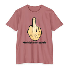 Load image into Gallery viewer, Middle Finger Multiple Sclerosis Unisex CVC Jersey T-shirt
