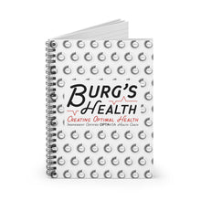 Load image into Gallery viewer, Burgs Health Spiral Notebook - Ruled Line
