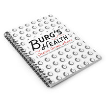 Load image into Gallery viewer, Burgs Health Spiral Notebook - Ruled Line
