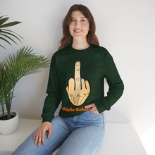 Load image into Gallery viewer, Middle Finger Multiple Sclerosis Unisex Heavy Blend™ Crewneck Sweatshirt
