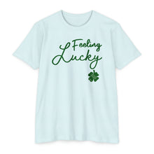 Load image into Gallery viewer, Feeling Lucky St Patricks Day Unisex CVC Jersey T-shirt
