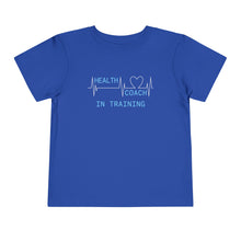 Load image into Gallery viewer, Health Coach in Training heartbeat Toddler Short Sleeve Tee
