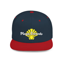 Load image into Gallery viewer, Playa Encanto Flat Bill Snapback Hat – Cool Beach Vibe Cap

