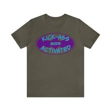 Load image into Gallery viewer, Kick Ass Mode Activated Fu@K Thyroid Cancer Unisex Jersey Short Sleeve Tee
