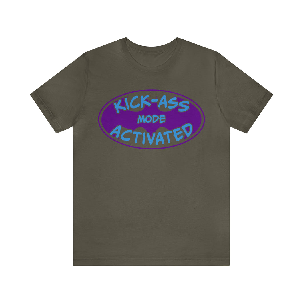 Kick Ass Mode Activated Fu@K Thyroid Cancer Unisex Jersey Short Sleeve Tee