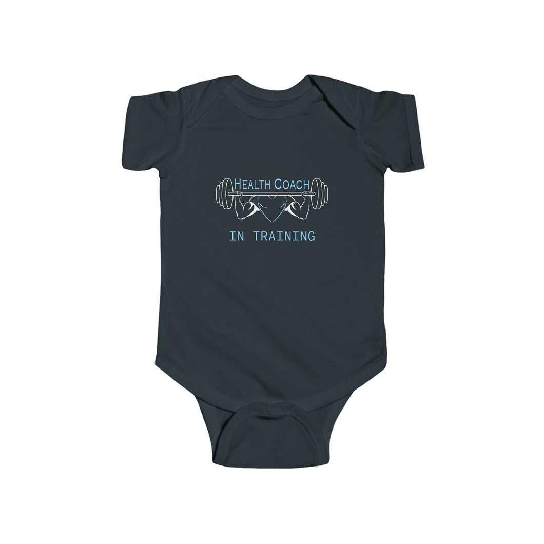 Health Coach In Training Muscle Infant Fine Jersey Bodysuit