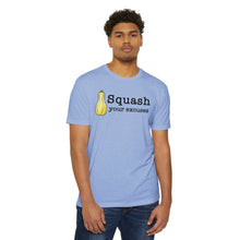 Load image into Gallery viewer, Squash Your Excuses Motivational CVC Jersey T-shirt
