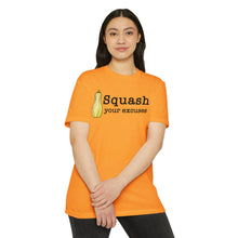 Load image into Gallery viewer, Squash Your Excuses Motivational Unisex CVC Jersey T-shirt
