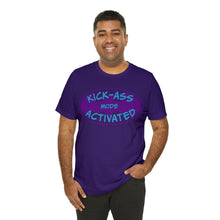 Load image into Gallery viewer, Kick Ass Mode Activated Fu@K Thyroid Cancer Unisex Jersey Short Sleeve Tee
