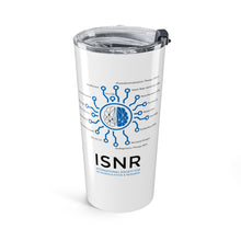 Load image into Gallery viewer, ISNR Neuroregulation Disciplines White Cup - Ringneck Tumbler 20oz
