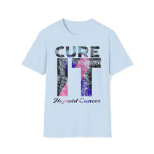 Load image into Gallery viewer, Cure It Thyroid Cancer Unisex Softstyle T-Shirt
