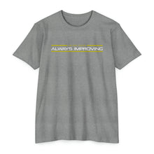 Load image into Gallery viewer, Never Done Always Improving Motivational Unisex CVC Jersey T-shirt
