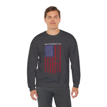 Load image into Gallery viewer, Independence Day USA Flag July 4th 2024 Unisex Heavy Blend™ Crewneck Sweatshirt
