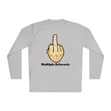 Load image into Gallery viewer, Middle Finger Multiple Sclerosis Unisex Lightweight Long Sleeve Tee
