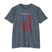 Load image into Gallery viewer, Independence Day USA Flag July 4th 2024 Unisex CVC Jersey T-shirt
