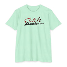 Load image into Gallery viewer, Shhh Action Speaks Motivational Unisex CVC Jersey T-shirt
