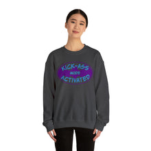 Load image into Gallery viewer, Kick Ass Mode Activated F Cancer Unisex Heavy Blend™ Crewneck Sweatshirt
