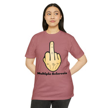 Load image into Gallery viewer, Middle Finger Multiple Sclerosis Unisex CVC Jersey T-shirt
