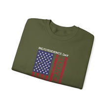 Load image into Gallery viewer, Independence Day USA Flag July 4th 2024 Unisex Heavy Blend™ Crewneck Sweatshirt
