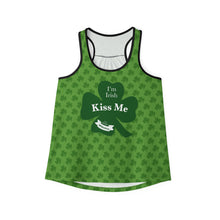 Load image into Gallery viewer, Kiss Me Im Irish Green Women&#39;s Tank Top
