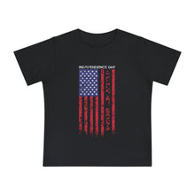 Load image into Gallery viewer, Independence Day July 4 2024 USA Flag Baby Short Sleeve T-Shirt
