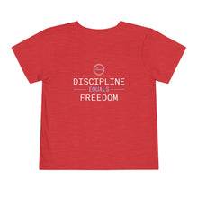 Load image into Gallery viewer, Team Platinum 2023 conference heartbeat discipline equals freedom in training Toddler Short Sleeve Tee

