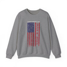 Load image into Gallery viewer, Independence Day USA Flag July 4th 2024 Unisex Heavy Blend™ Crewneck Sweatshirt
