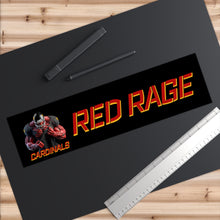 Load image into Gallery viewer, Cardinals Red Rage Personalized Black Bumper Stickers
