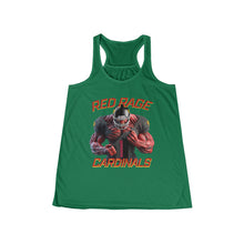 Load image into Gallery viewer, Cardinals Red Rage #1 Woman’s Football Fan Flowy Tank Top
