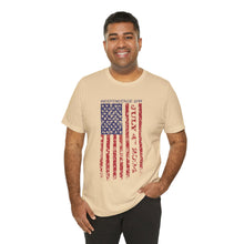 Load image into Gallery viewer, Independence Day July 4th 2024 USA Flag Unisex Jersey Short Sleeve Tee
